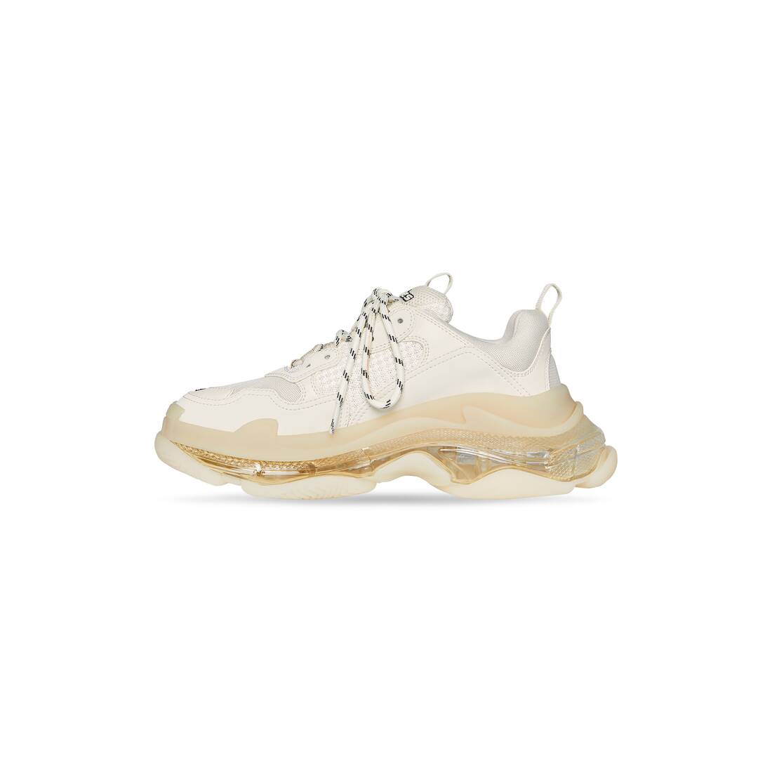 Women’s Triple S Clear Sole Sneaker in Beige - Image 4